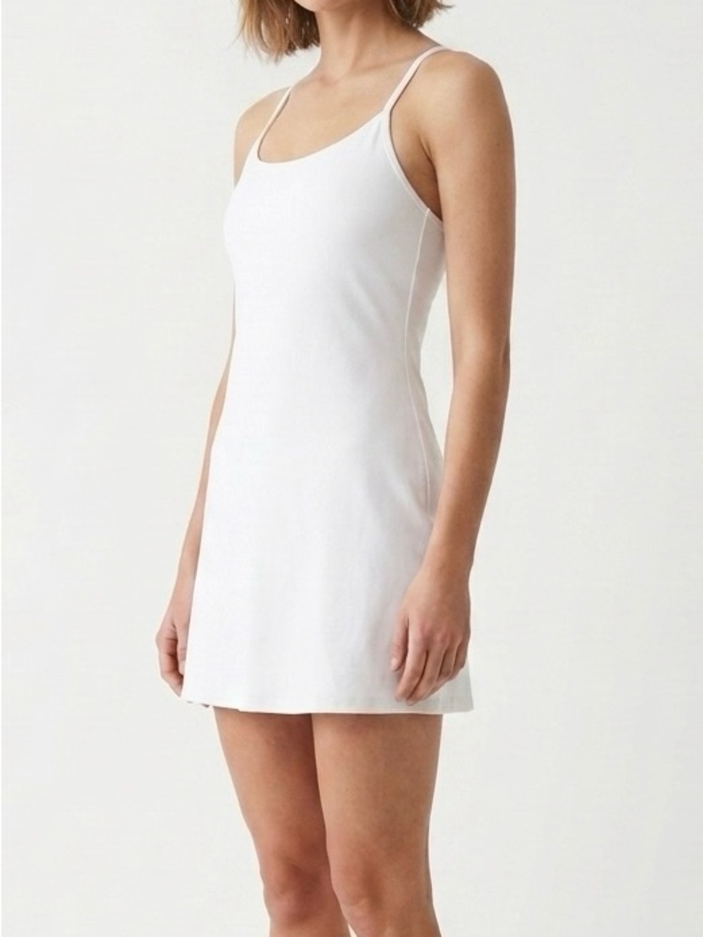 Halara WaDress White Exercise Tennis Dress Size M Sporty Prep Elevated Basics